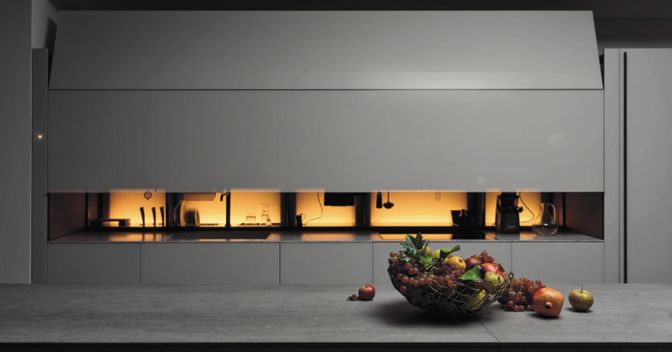 Valcucine, Logica Celata, design Gabriele Centazzo: si svela grazie a un semplice tocco