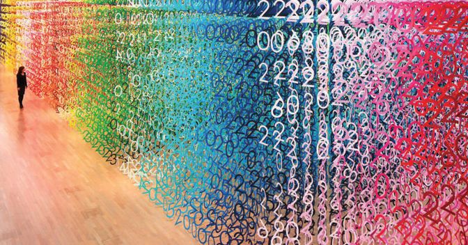 «Forest of Numbers». L’installazione di Emmanuelle Moureaux si trova al National Art Center di Tokyo