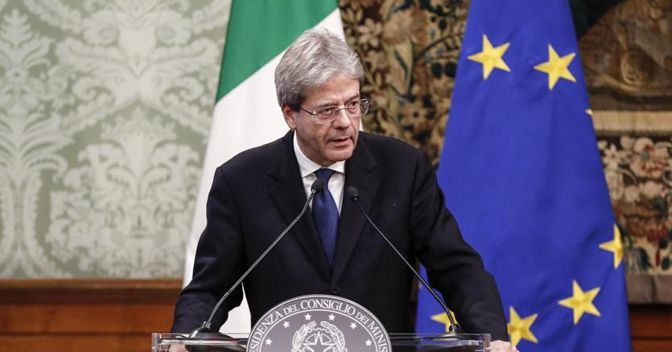Il premier Paolo Gentiloni