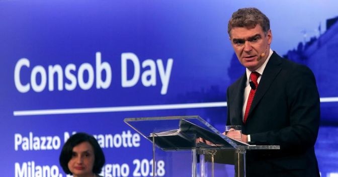 Mario Nava, presidente di Consob, in occasione del Consob Day (ANSA / MATTEO BAZZI)