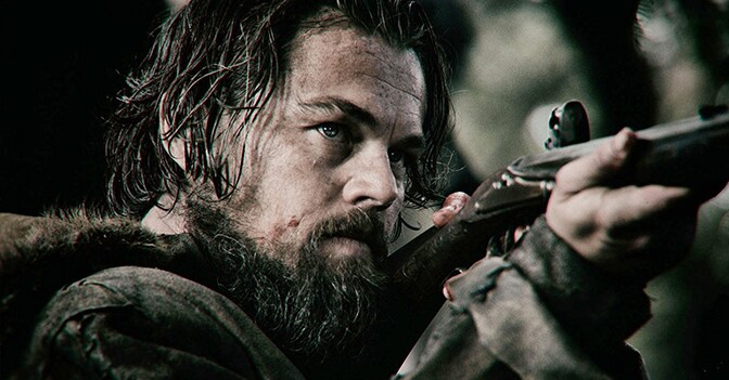 Antonio Di Caprio in una scena del film “The Revenant”