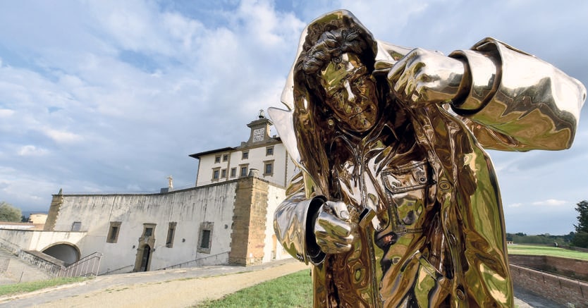 Installazione. Una della grandi opere di John Cage esposte al Forte del Belvedere di Firenze