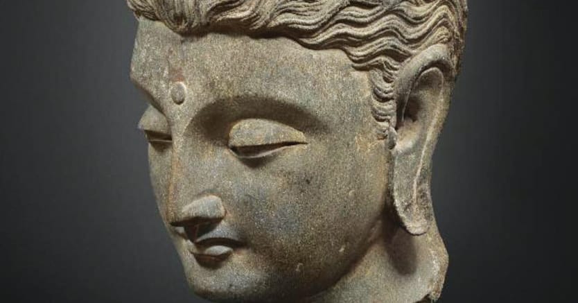 Buddha. Arte del Gandhara, I - II secolo a.C. in vendita da Galerie Jacques Barrre