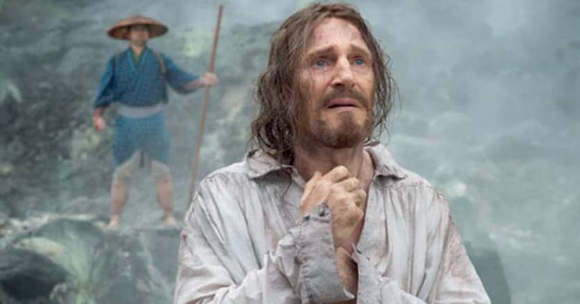 Liam Neeson è  Cristóvão Ferreira nel film di Martin Scorsese «Silence», sulle missioni dei gesuiti in Giappone ai tempi delle grandi persecuzioni, in uscita a novembre