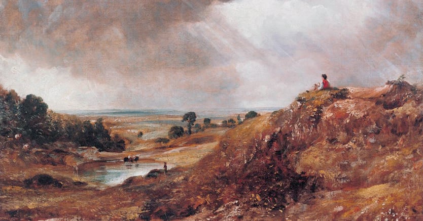 Paesaggio filosofico. John Constable,  Branch Hill Pond.1825, Tate, Londra
