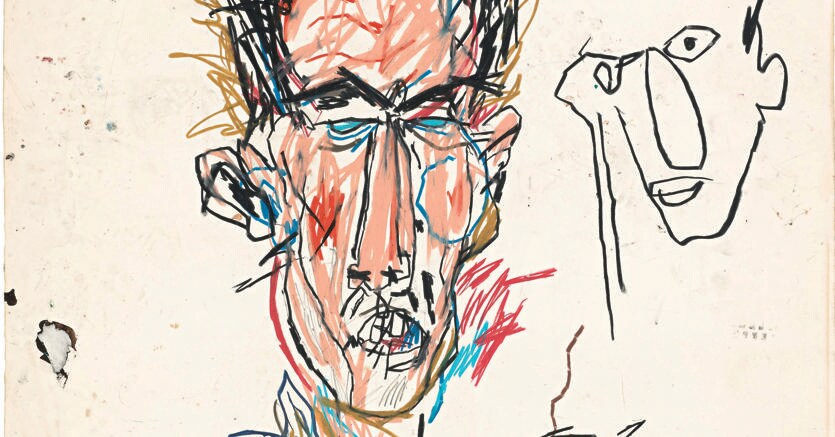 Ritratti. Jean-Michel Basquiat, «John Lurie», 1982, collezione privata