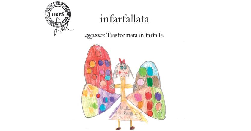 BAMBINA INFARFALLATA. Illustrata da Paolo Guarino, VA, Scuola primaria G.Carducci, Bologna