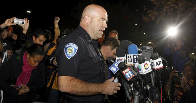  Il capo della polizia di   San Bernardino, Jarrod Burguan (Reuters)