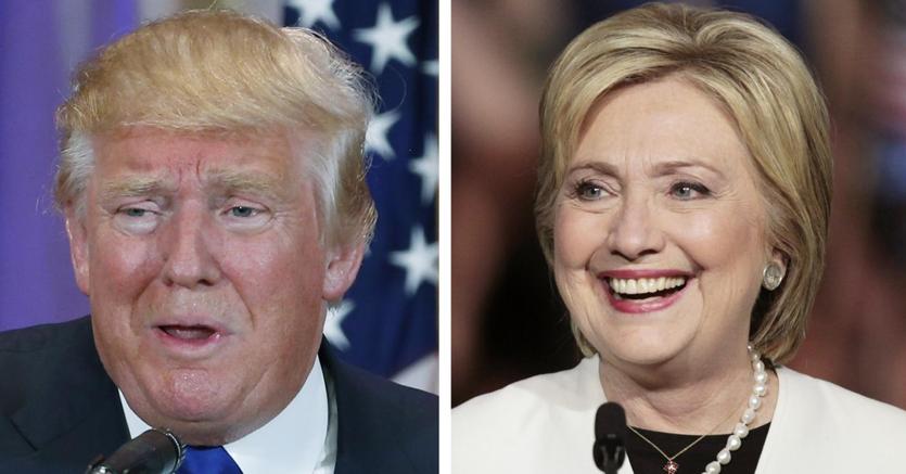 Donald Trump e Hillary Clinton  