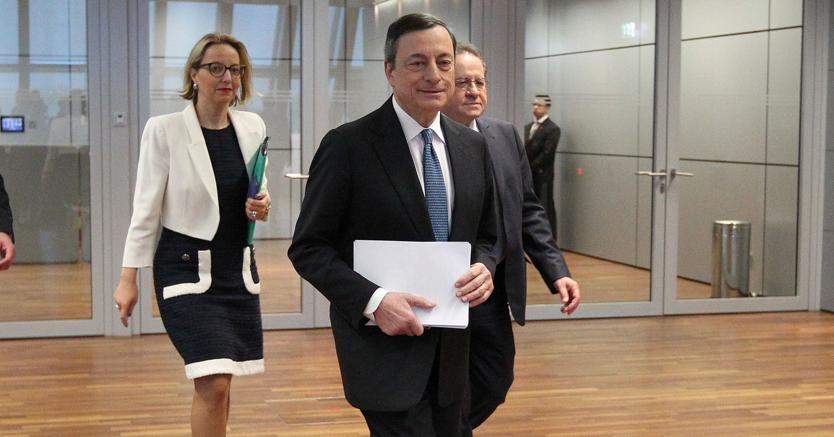 Il presidente della Bce, Mario Draghi (Afp)