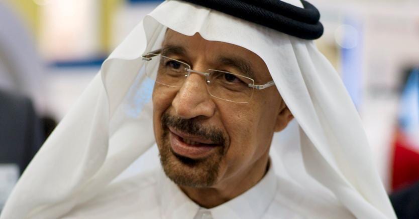 Il ministro  saudita Khalid Al-Falih (Reuters)