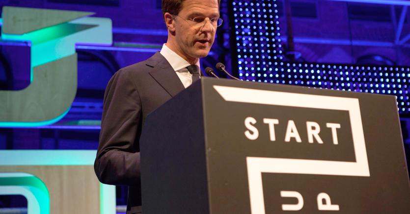 Mark Rutte,  Primo Ministro olandese - Afp