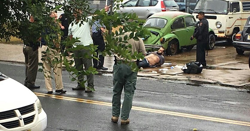 L'arresto di Ahmad Khan Rahami (Twitter)