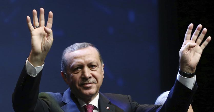 il presidente turco Erdogan