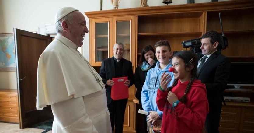 Papa Francesco con i ragazzi dell’Acr