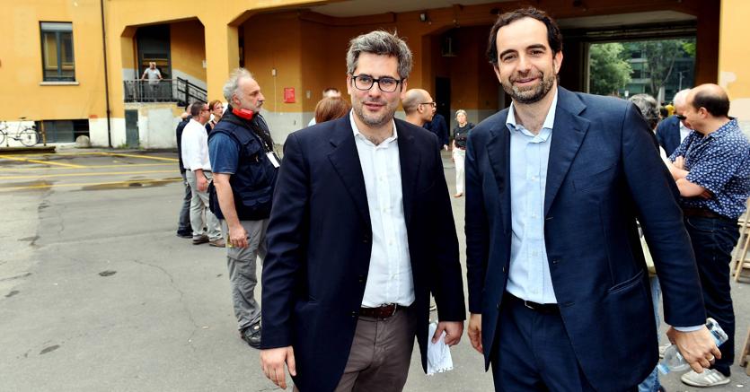 Pietro Bussolati e Alessandro Alfieri (Fotogramma)