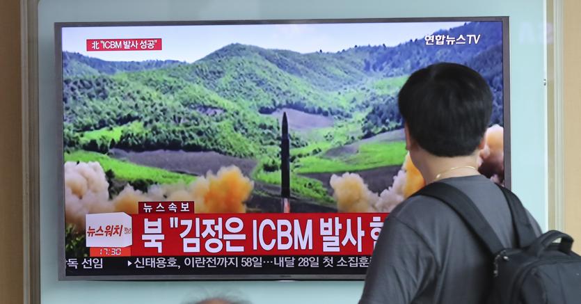 L’annuncio del lancio su un’emittente nordcoreana (Ap)