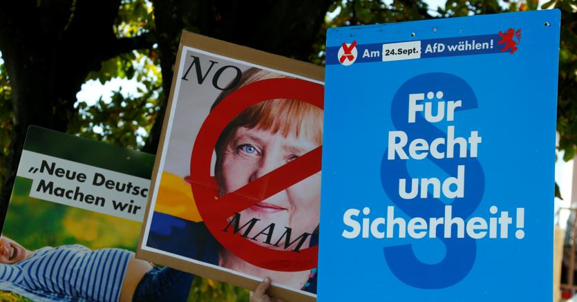 Una manifestazione di Alternative fur Deutschland