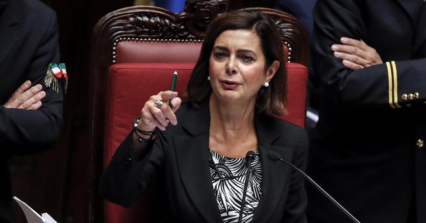 La Presidente della Camera , Laura Boldrini (Ansa)