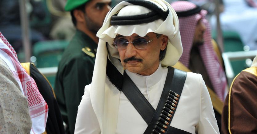 Il principe saudita al-Waleed (Afp)