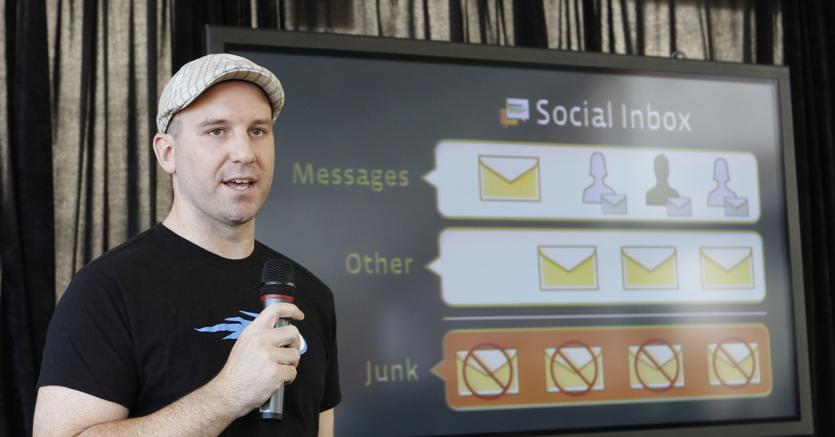 Andrew Bosworth , oggi VP di Facebook per la realt virtuale, in una foto del 2010