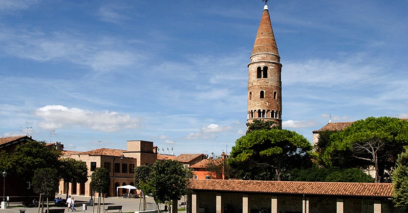 Il campanile del Duomo di Caorle 