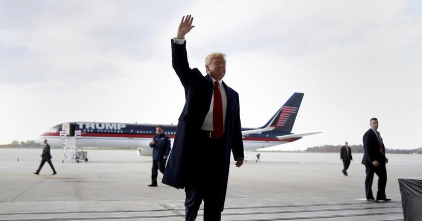 Trump a Wilmington, Ohio il 4 novembre (Reuters)