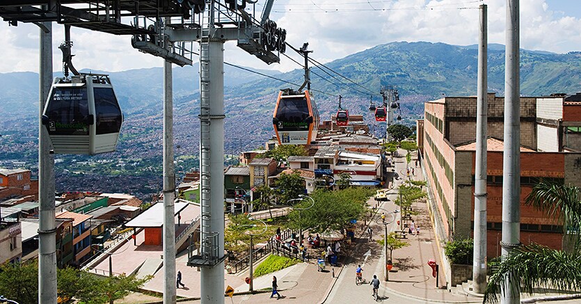 Una veduta di Medellin, Colombia (Agf)
