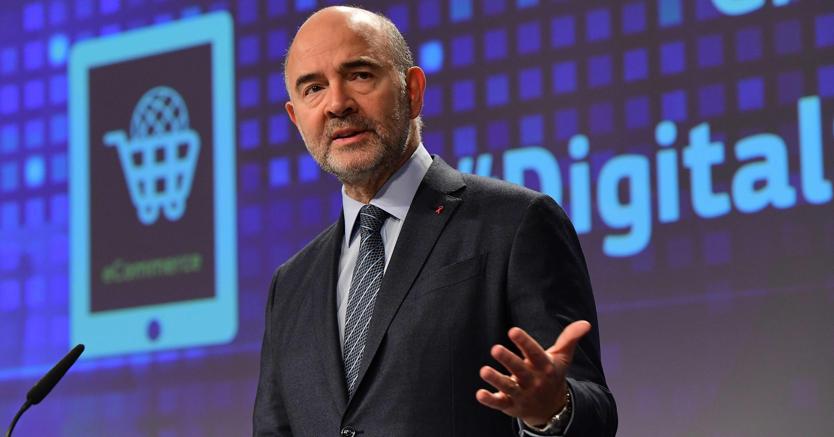 Il commissario Ue agli affari economici Pierre Moscovici (AFP Photo)
