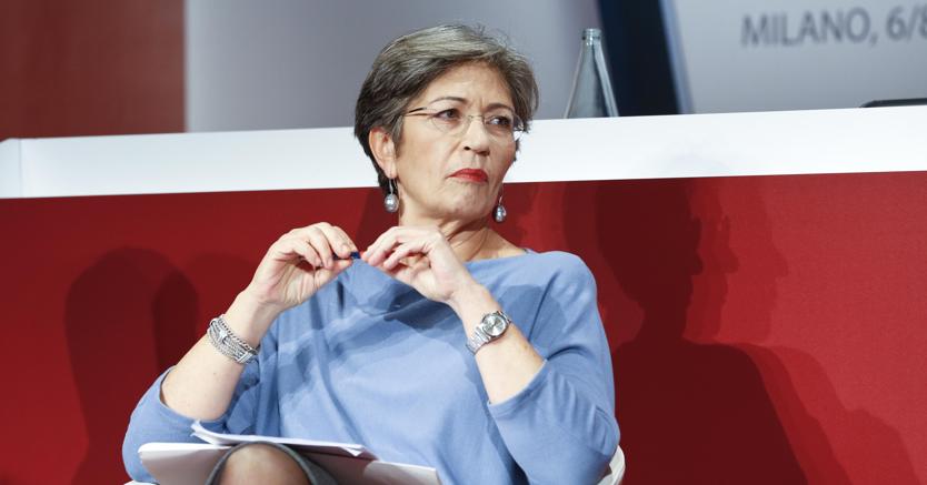 La ministra per i Rapporti con il Parlamento Anna Finocchiaro