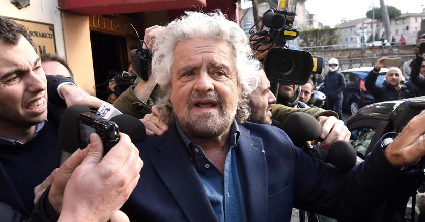 Il leader dei M5S, Beppe Grillo