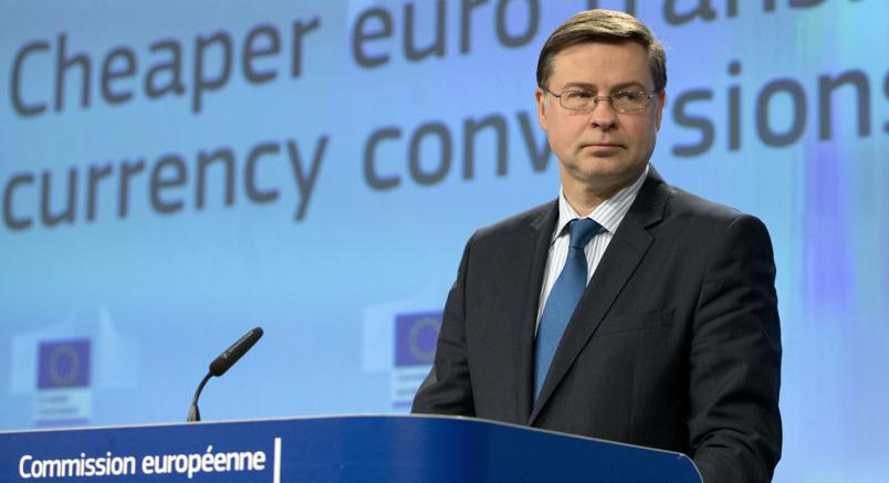 Valdis Dombrovskis, vice presidente della Commissione europea 