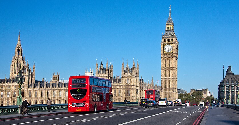 Londra, il Big Ben e  il palazzo di Westminster (Marka)