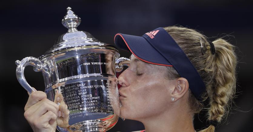 Angelique Kerber, tennista tedesca, ha vinto lo Us Open battendo in finale la ceca Karolina Pliskova (Ap)