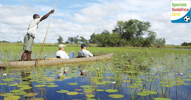 Camp Okavango è la migliore base di partenza per escursioni in canoa, nella parte più interna del delta