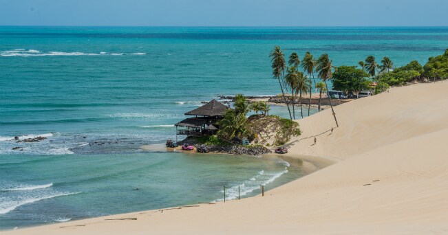 Una spiaggia di Natal (foto ente del turismo del Brasile)