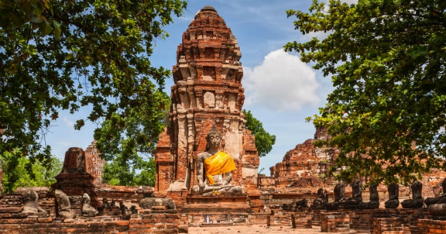 Ayutthaya è stata capitale del Siam dal 1350 al 1767 (foto Milestone Media)