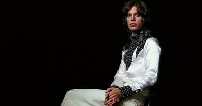 Mick Jagger ritratto da Jean Marie éerier nel 1973