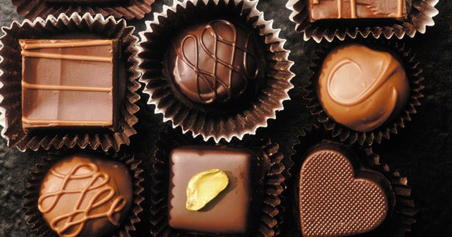 Una scatola di cioccolatini assortiti (Foto The Field Museum)