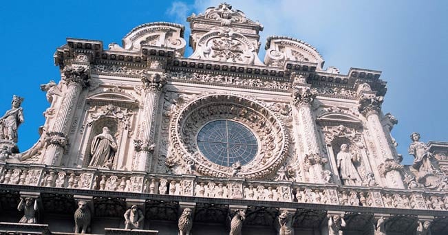 Il rosone della basilica di Santa Croce