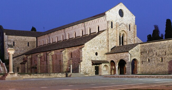 La basilica di Santa Maria Assunta di Aquileia (foto Alamy/Milestone Media)