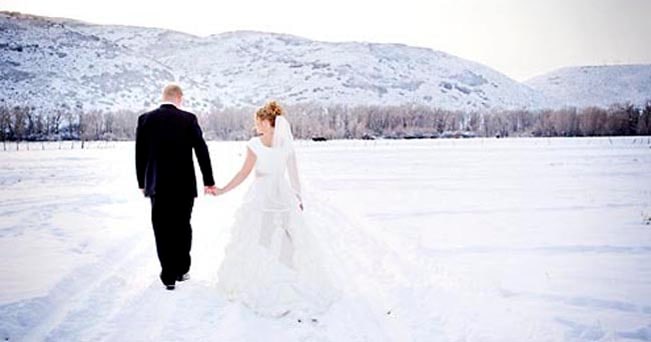 Nella perla delle Dolomiti ci si sposa sotto la neve