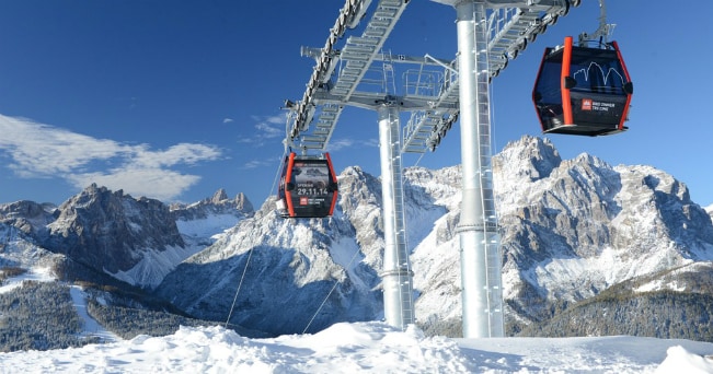 Il nuovo collegamento sciistico Monte Elmo-Croda Rossa (foto Christian Tschurtschenthaler)