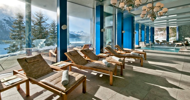 Il Carlton hotel a St. Moritz