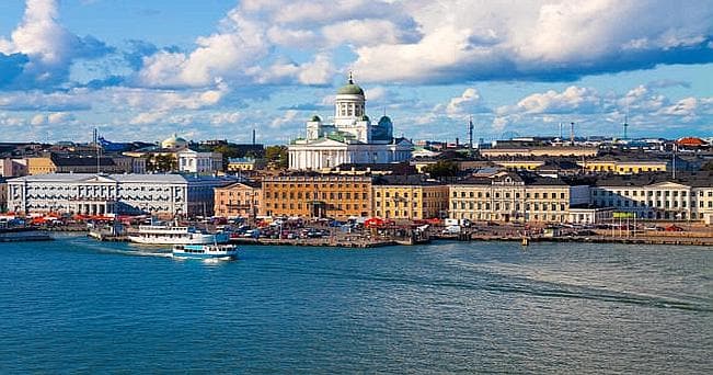 Veduta della città di Helsinki