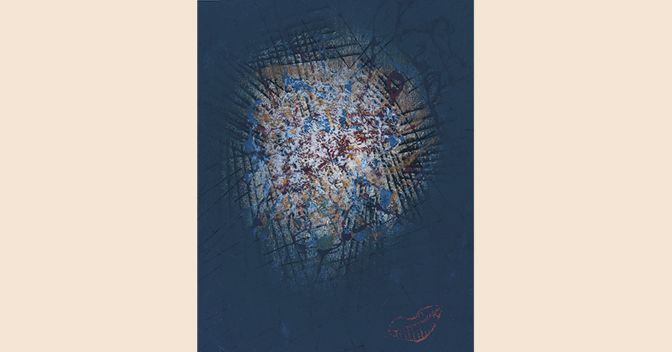 1953, Yayoi Kusama, tempera, acquarello, inchiostro e pastello su carta, 29,5 x 22,5 cm, in asta da Christie’s New York nella  Morning Session il 16 novembre, stima 70.000-100.000 $ 