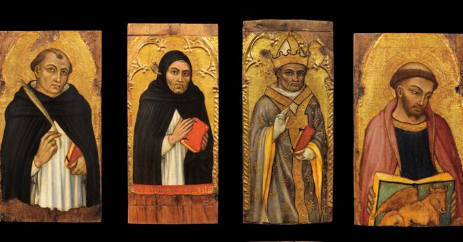 Particolare del Polittico di Taddeo di Bartolo  
