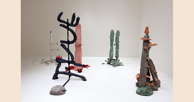  di Michael Dean, mostra al Nasher Sculpture Center, 22 ottobre 2016-5 febbraio 2017 