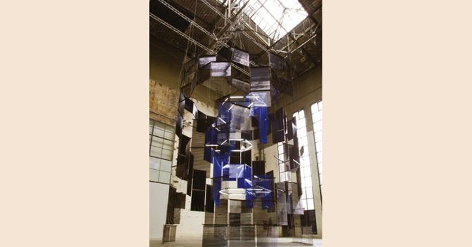 di Haegue Yang, veduta dell’installazione al KINDL – Centre for Contemporary Art, Berlino, 2017 