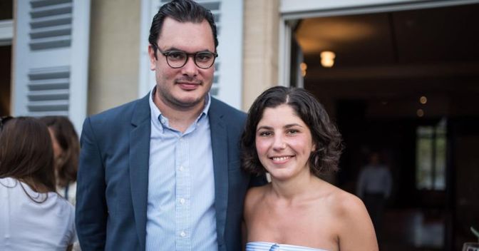 Thomas Hug, direttore di artmonte-carlo, e Laura Meillet, co-direttrice di artmonte-carlo 